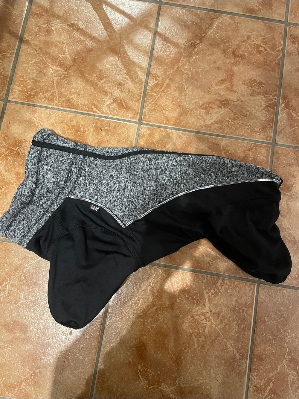 Cozy Two-Tone Gray & Black Dog Hoodie